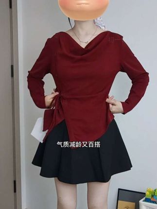 #被秋日氛围感穿搭拿捏了 #初秋一周不重样穿搭 #大码女装 #显瘦 #打底衫