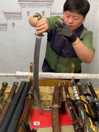 #蒙古刀#冷兵器#男人的玩具#工艺品@DOU+上热门