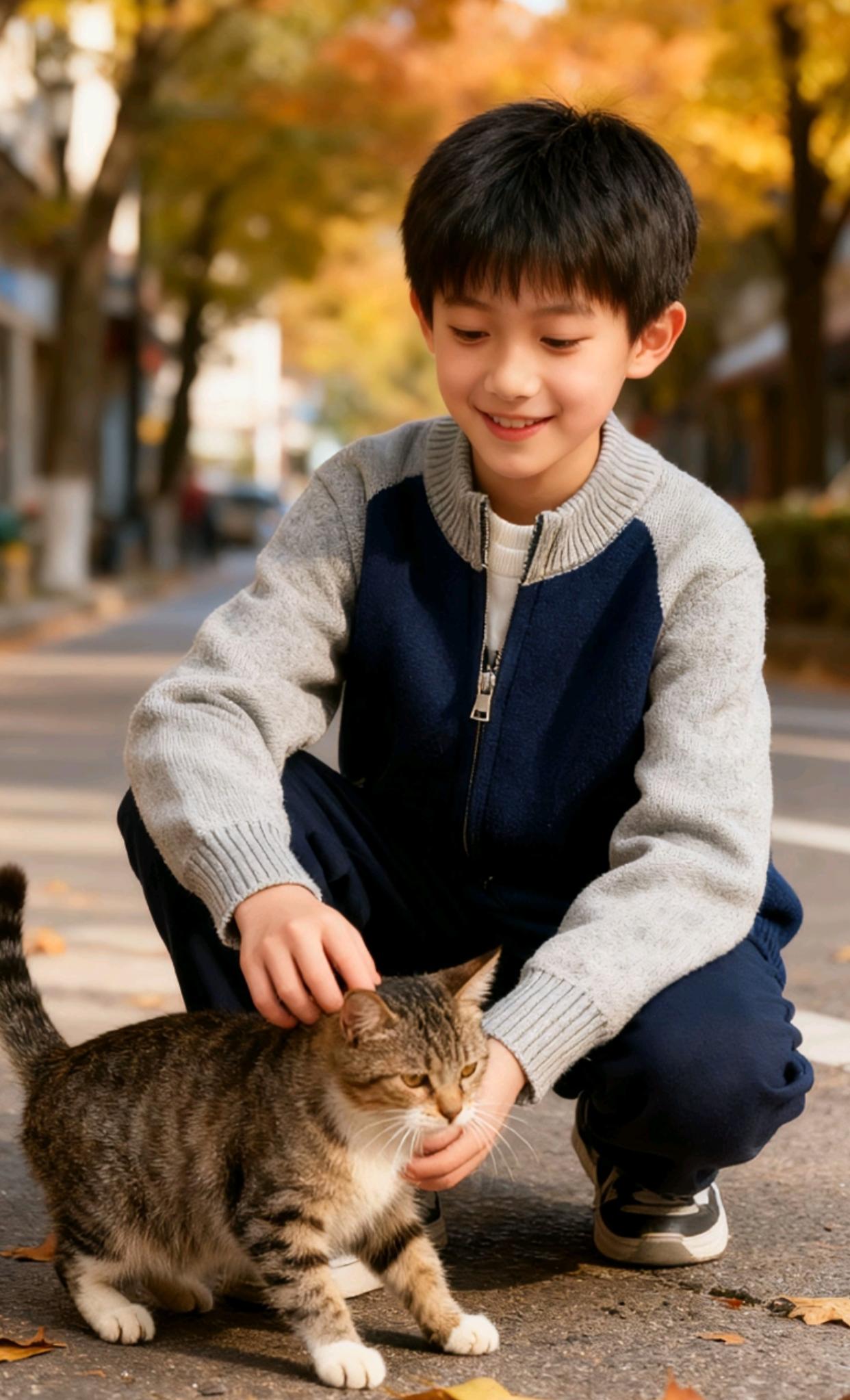 #潮童穿搭 #男童穿搭 #开衫#针织衫#阳光帅气