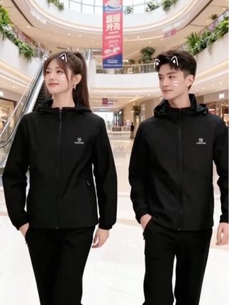 西域骆驼VANCAMEL-2508-男女休闲户外帽子可拆卸防水防风冲锋夹克#强烈推荐 #上热搜 #我要上热们 #喜欢就关注我吧