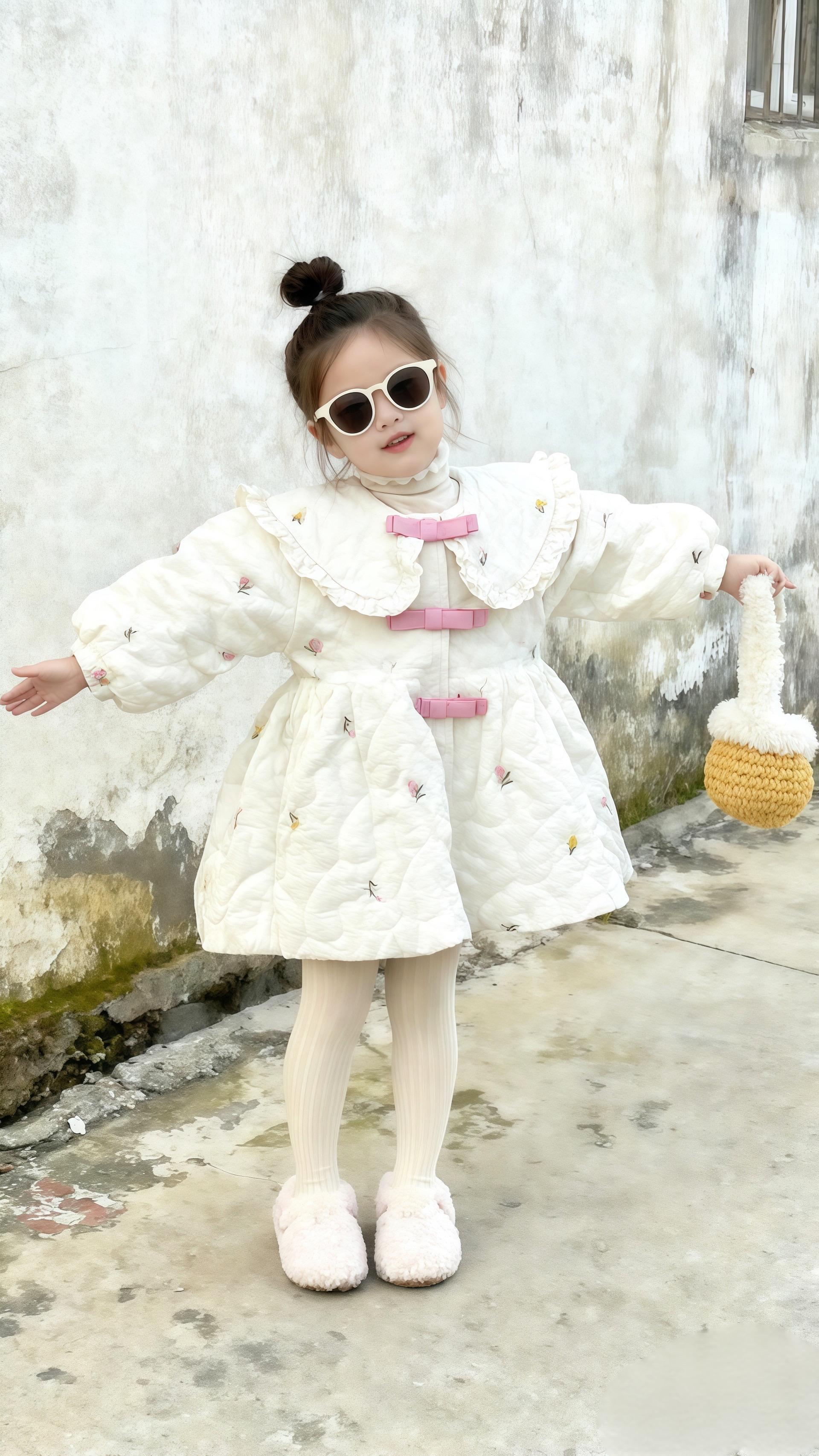 #女儿就要这样穿#生女儿就是用来打扮的 #甜美系穿搭 #韩系棉服穿搭 #上热门🔥