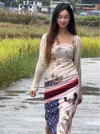 今天不和泥巴玩,美美的赶集去咯#我的乡村生活 #赶大集 #湖南