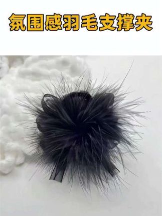 姐妹们,想要同时拥有蓬松高颅顶,饱满后脑勺,只需要一个羽毛支撑夹就够了!!#简单好看发型 #精致女人必备 #美出高级感 #羽毛抓夹 #喷泉高马尾