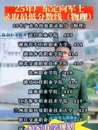 广东定向军士分数线 广东省定向军士分数线#定向军士 报考看黄班长 体检问题看#黄班长线上体检直播