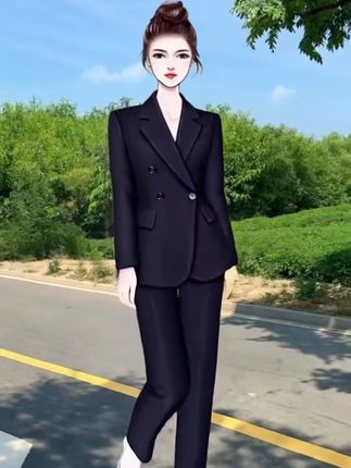 职业西服套装好看大气上档次不错不错