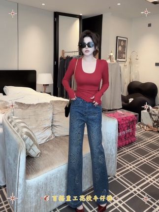 超百搭的牛仔裤👖,解决你所🈶腿型困扰#显瘦显高显腿长 #牛仔裤 #打造大长腿 #强烈推荐