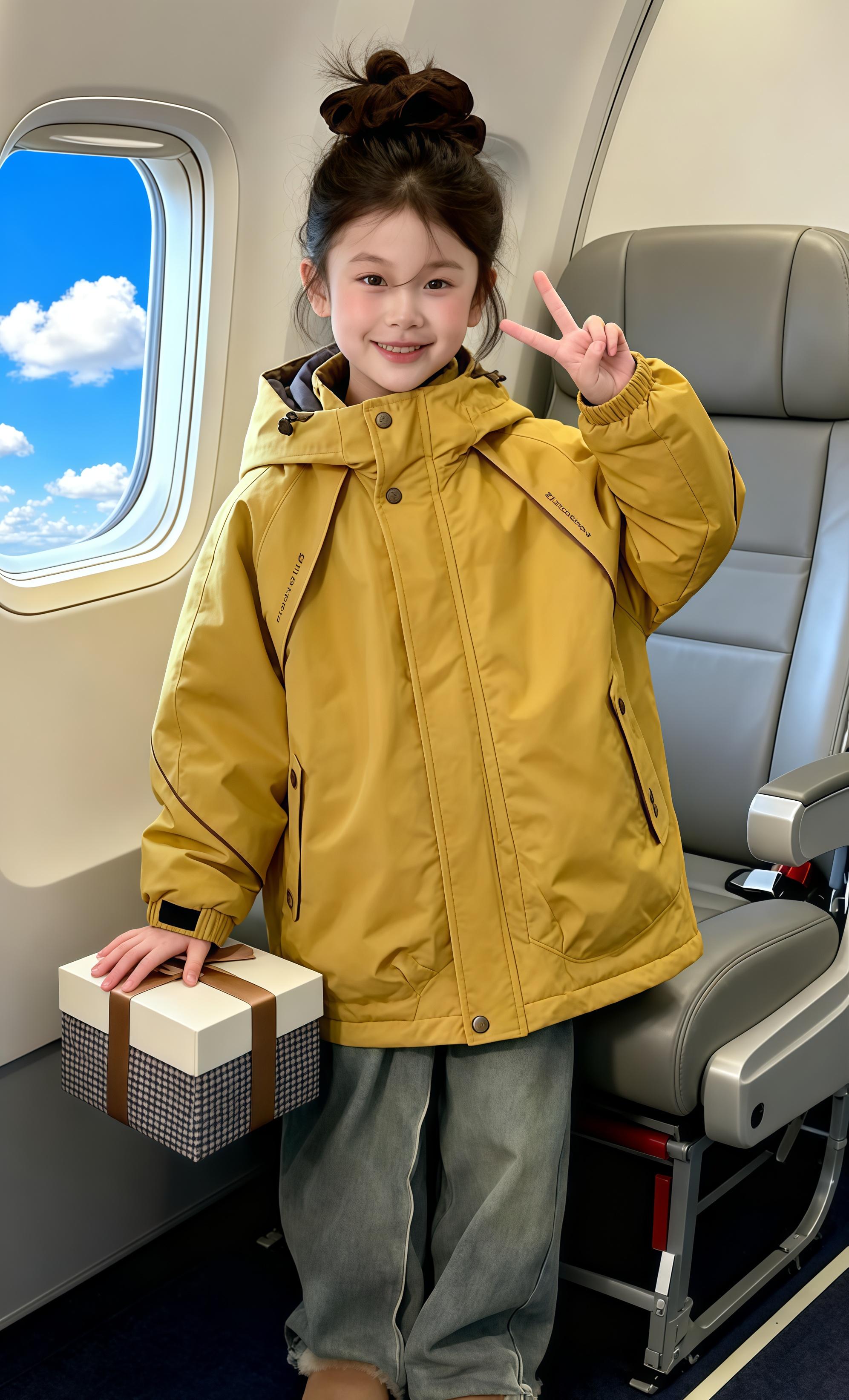 #又是一年冬将至 #女童冲锋衣#女童时髦穿搭攻略 @抖加🔥上热门🔥dou+🔥热点宝