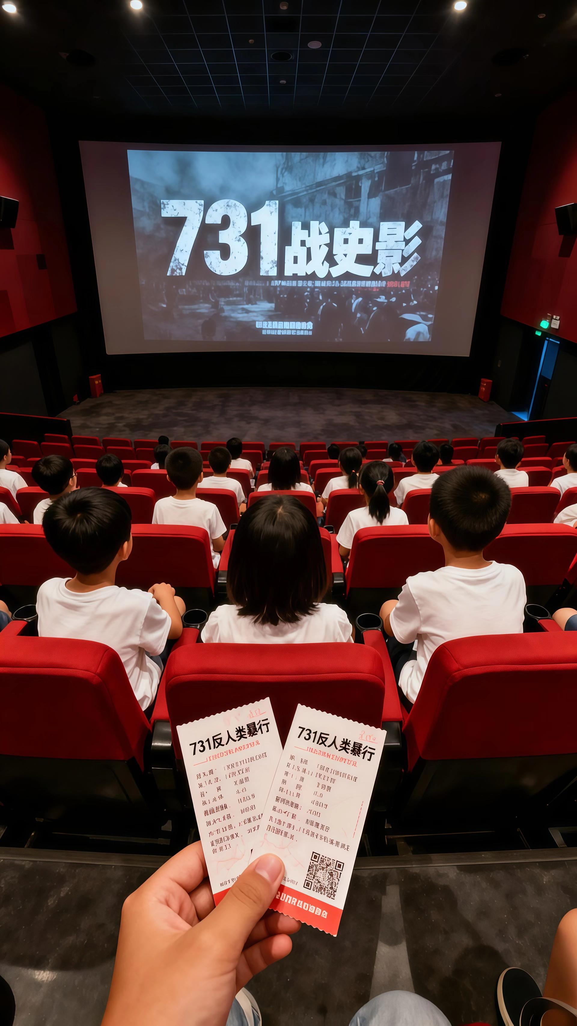 全国通用电影🎦。 陪孩子感知历史,将爱国的种子种进小小心灵!#电影731#爱国教育#铭记历史#全国通用电影票