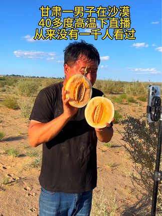 来自腾格里沙漠的甜蜜问候,民勤蜜瓜#沙漠蜜瓜 #甘肃民勤蜜瓜 #优质农产品 #源头好生鲜