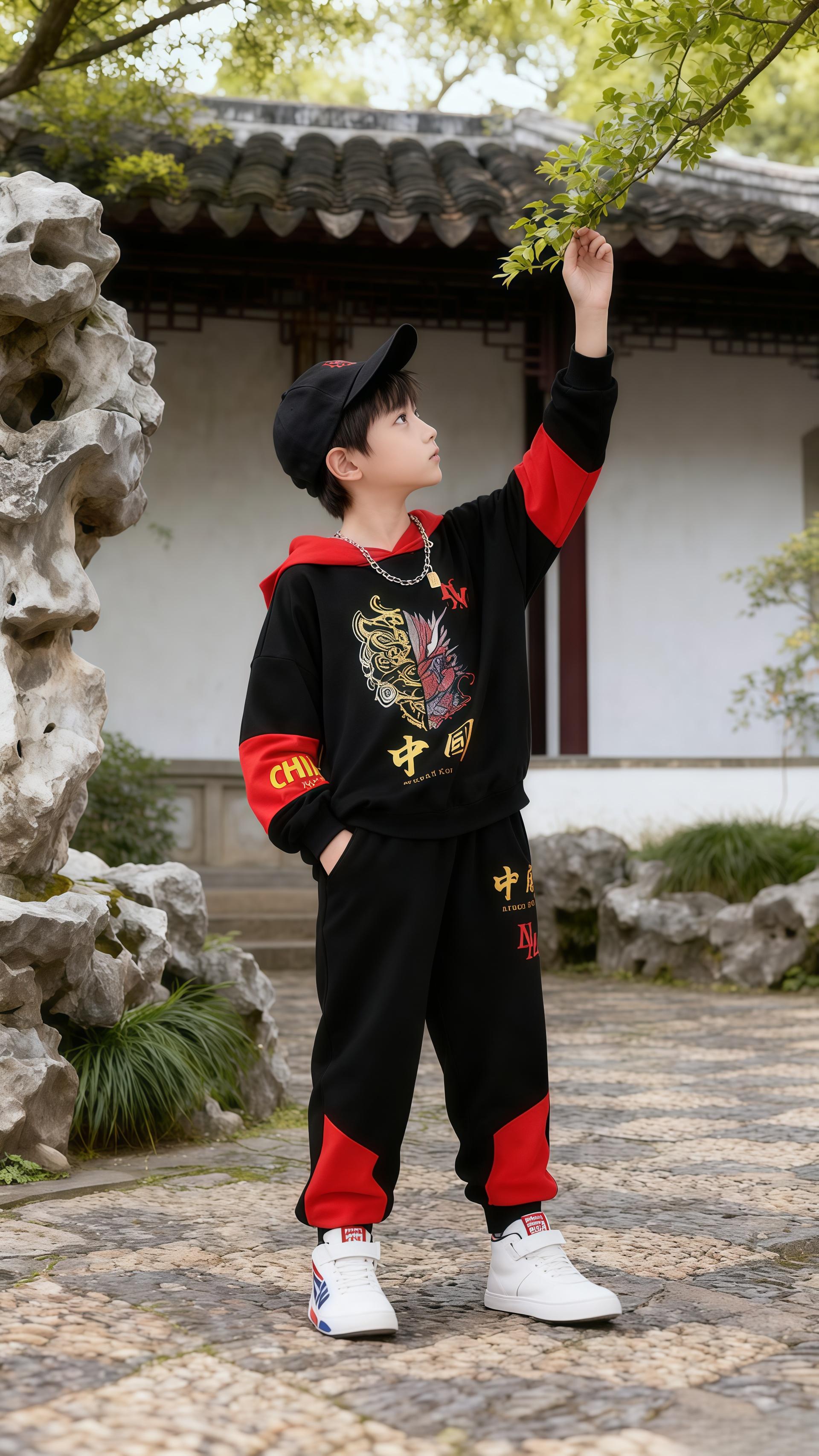 #高品质童装 #男童穿搭 #卫衣套装 #加绒套装休闲