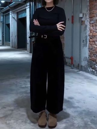 #灯芯绒裤 #九分裤 #直筒裤