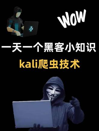 一天一个黑客小知识 kali爬虫技术 #计算机 #黑客 #编程 #程序员 #网络安全