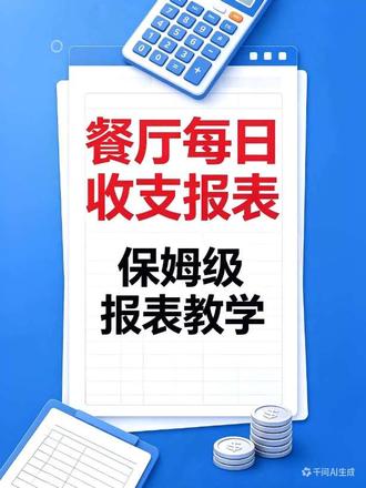 餐厅每日收支利润计算表 应粉丝需求,做一个能计算每天利润,统计每天收支的,每日收支统计表,安排!!! #餐饮报表 #日报表 #餐饮数据#餐饮创业 #excel教学