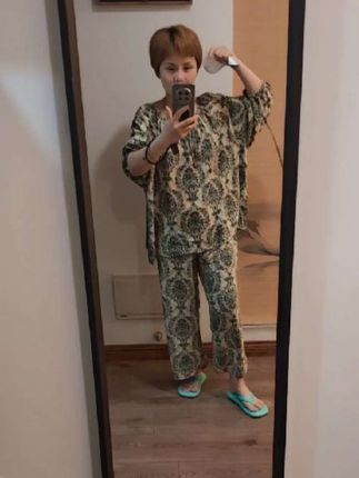 这套睡衣 穿了两年,值了!#棉绸睡衣