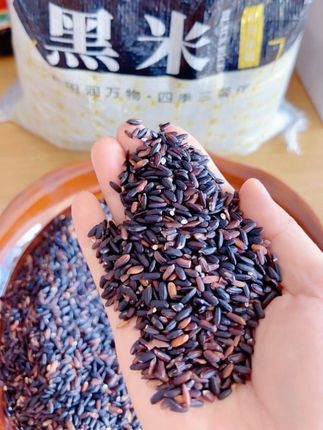 精选东北黑米,粒粒饱满,煮黑米饭黑米粥太好吃了 #黑米#东北黑米 #粗粮#优质农产品#妈呀太香了