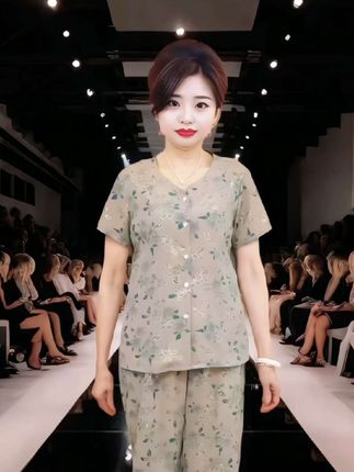 这套衣服也太好看了吧!它是专为中老年人设计的夏季休闲套装,采用的是开衫的设计,而且还是大码的妈妈装,上身特别显瘦遮肉,面料非常的轻薄透气,夏天穿再合适不过了。#高级感穿搭 #ootd穿搭 #时尚穿搭 #妈妈装#中老年女装