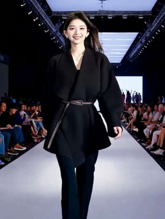 #早秋气质穿搭#秋日穿搭#小个子冬天穿搭#初秋一周不重样穿搭 姐妹们都去穿这套早秋休闲风穿搭,不规则翻领上衣搭配微喇阔腿裤,上短下长,凸显比例显腿长,又酷又飒,痞帅又有型,真的好喜欢这种毫不费力的时髦感穿搭。