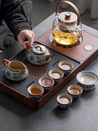 小型高端功夫茶具套装2025新款高档全自动一体茶盘茶台 #茶具好物推荐 #茶具套装高端全套 #茶生活 #茶器茶具 #茶盘茶台 @DOU+小助手