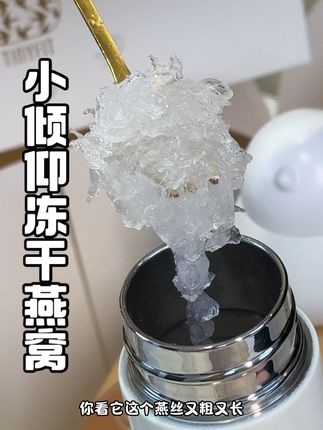 小倾仰冻干燕窝滋补养生创意商务伴手礼生日心意礼物无糖#提升幸福感好物 #冻干燕窝 #女生必备 #燕窝 #燕窝礼盒