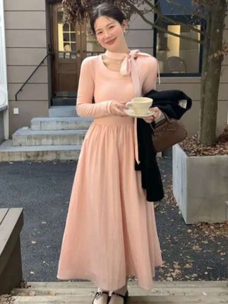 #甜美穿搭 #火火火 #长袖 #连衣裙 #穿搭 @DOU+小助手 @DOU+上热门