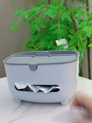 桌面乱糟糟?这款多功能纸巾盒来救场!抽纸超顺畅,侧边还能放笔、收纳小物件,颜值在线不占地,让桌面瞬间整洁又实用#抽纸盒#纸巾盒 #多功能抽纸盒 #纸巾收纳盒