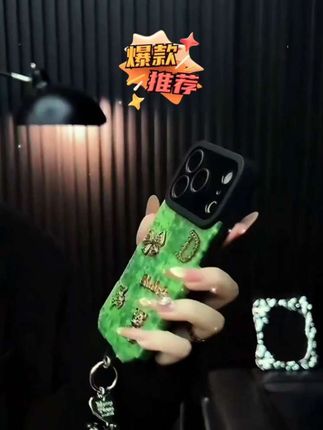 适用【苹果/oppo/华为/vivo/小米】轻奢瞳眼金属小熊蝴蝶防摔手机壳#手机壳#时尚手机壳#创意手机壳#防摔手机壳#闺蜜同款