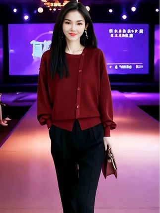 #大码胖mm遮肚子显瘦上衣#冰丝针织打底衫#女神穿搭 #高端大气 #时尚洋气