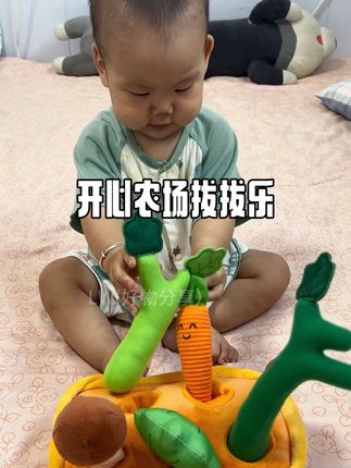 宝宝六个月会坐一会,这种拔拔乐玩具可以给宝宝安排上!锻炼宝宝手指精细动作的发展#宝宝玩具 #拔拔乐玩具 #乐叮咚 #宝宝超爱