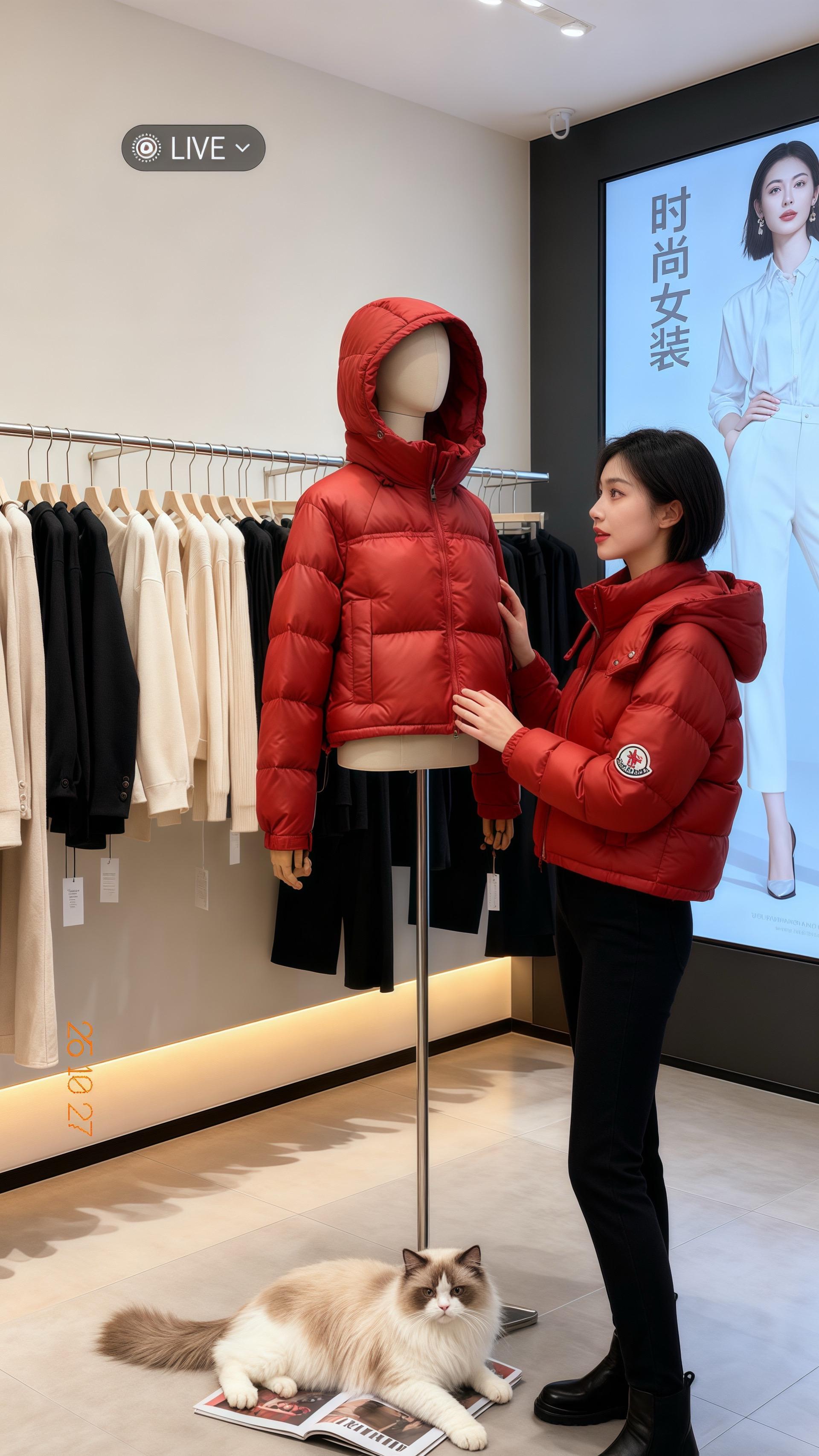 #面包服外套小个子女装 #时尚穿搭 #洋气减龄