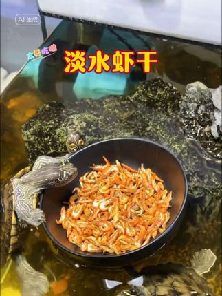 乌龟刻在基因里的天然美食,不含盐,可以增强体质,固甲发色,乌龟鱼儿都爱吃#溪流虾干 #虾干 #龟粮 #养龟日常 #淡水溪流虾