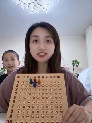 一升二暑假最重要的乘除法预习,从玩儿中学习,搞清楚底层逻辑,避免孩子死记硬背公式,这个乘法磁力板帮了大忙!#小学生#乘法