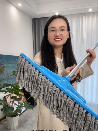 加宽#加密的棉线拖把,拖的既干净又省力,特别适合大面积拖地!#棉线拖把 #拖把 #保洁拖把 #家政拖把