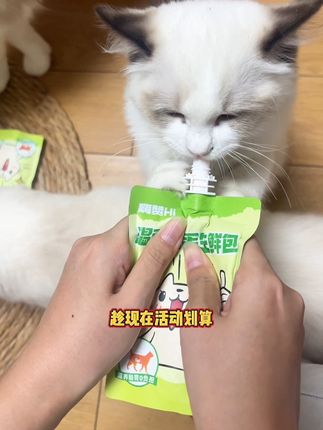 日常给猫咪排毛很简单,吃饭的同时就轻松化毛!!#猫咪化毛生鲜包 #猫咪排毛#猫咪吐毛球怎么办 #猫咪排毛球 #化毛膏