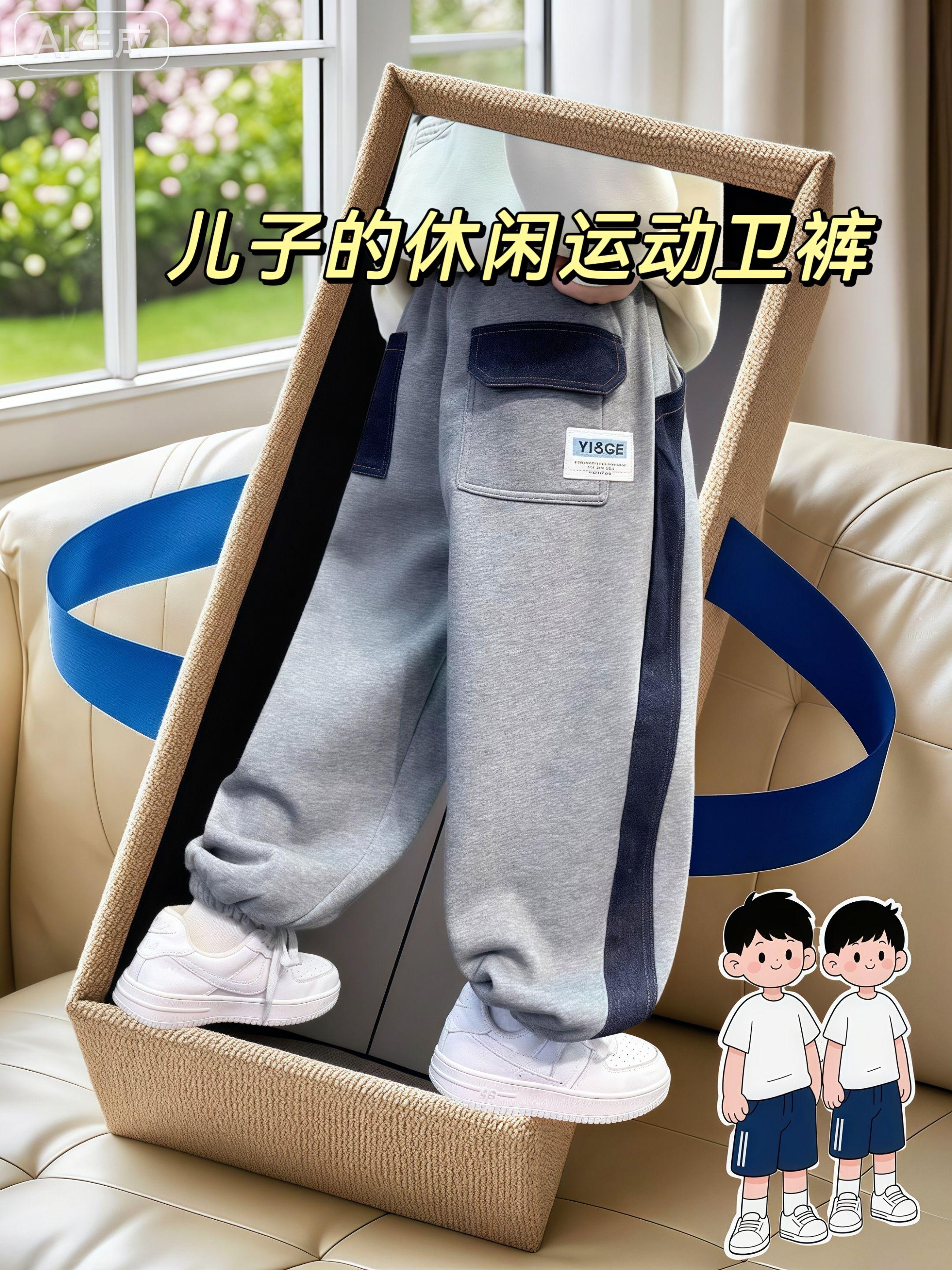 #高品质童装 #春秋穿搭 #休闲百搭 #百搭裤子 #休闲裤