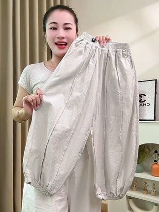 2025潮款!男女童夏纯棉灯笼裤,薄款九分超舒服~ 夏季娃的裤子就选它!2025爆款纯棉灯笼裤,薄款透气不闷汗,九分设计利落好看。日韩潮牌风,男女宝都能穿,跑跳玩耍超自在~#百搭裤子 #高品质童装 #潮童穿搭 #谁穿谁好看 #无限回购的宝藏单品