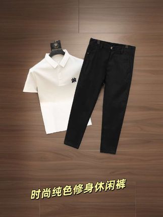 #韩版简约休闲裤 #九分裤 #修身小脚 #男士休闲裤  #百搭男装
