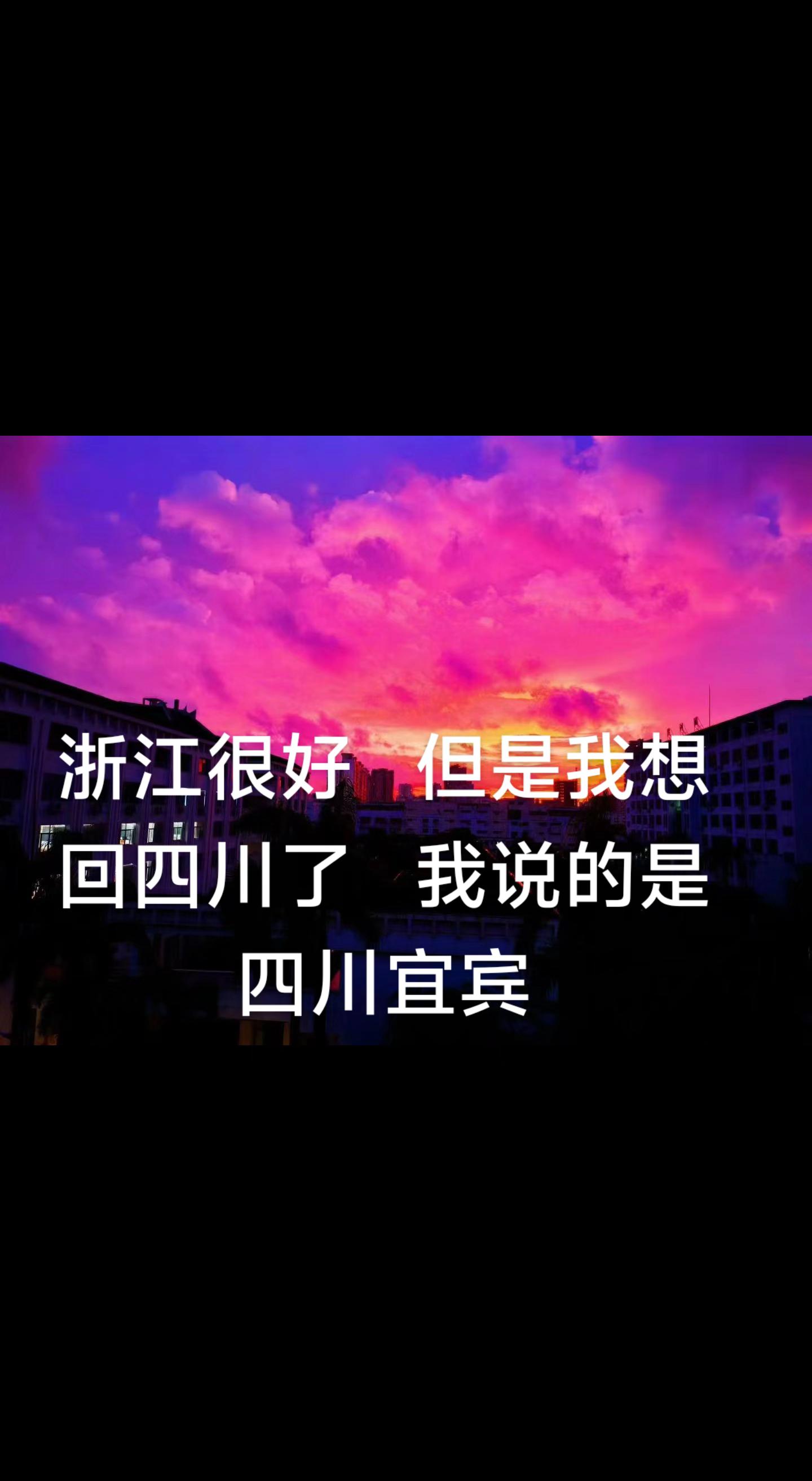 想回宜宾了