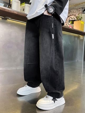 男童牛仔裤秋季【送运费险】 中大童休闲韩版长裤120-170#牛仔裤 #休闲百搭 #百搭裤子 #显高显瘦显腿长 #男童穿搭
