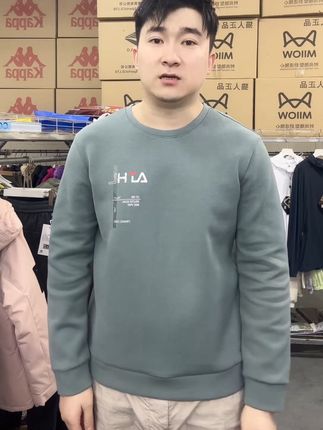 秋季男女款休闲舒适百搭套头圆领卫衣#反季特卖 #强烈推荐 #卫衣 #简约休闲风穿搭太耐看了 #布叶外贸