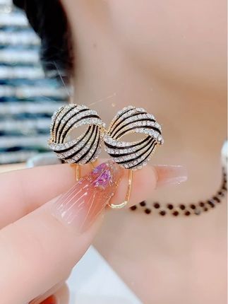 时尚个性百搭气质方形耳钉耳环#时尚饰品 #高端饰品 #时尚首饰 #精品耳饰