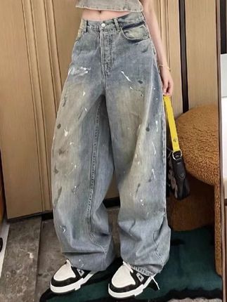 #牛仔裤 #个性穿搭 #拽姐穿搭 #辣妹穿搭 #酷女孩穿搭