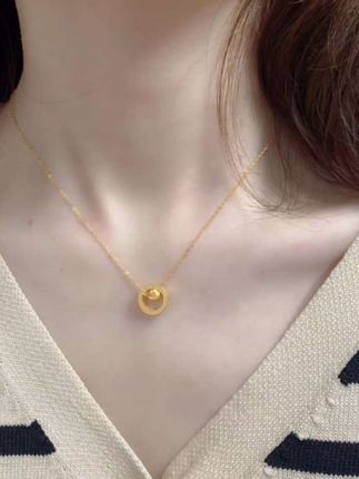 钛钢项链 时来运转项链女小众设计感时尚转运珠装饰品锁骨链颈链#锁骨链 #项链 #项链控 #项链推荐 #时尚饰品