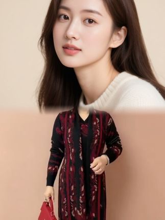 妈妈针织连衣裙气质优雅宽松大牌正品花色显瘦大码减龄毛衣裙#谁穿谁好看 #高端大气上档次这也太漂亮了 #中式老年女装衣服 #妈妈穿搭 #今日分享