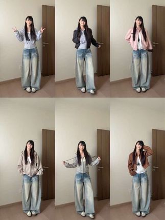 #ootd穿搭 #梨形身材穿搭 #显瘦裤子 #早秋穿搭 #牛仔裤