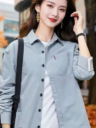 #衬衣穿搭 #春秋新款 #男士外套 #休闲百搭 #帅气穿搭