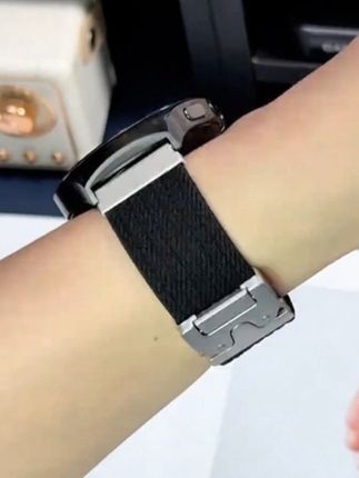 适用华为Watch5/GT4弹力尼龙编织布GT3/2pro降落伞扣运动手表腕带#华为表带#华为gt4表带#华为gt3表带#华为手表表带 #华为手表表带watch3
