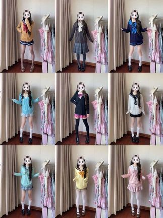 穿什么呢…好难选(>﹏<)#jk搭配 #jk日常穿搭 #萌妹