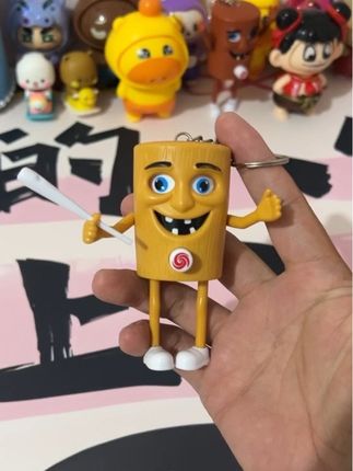孩子心心念念的变脸木棍人终于到手啦#解压玩具 #变脸木棍人 #通通通撒呼啦 #挂件 #摆件