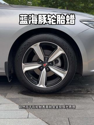 清洁,上光,养护三效合一的蓝海豚轮胎清洁剂,品质很到位,不会腐蚀轮胎和轮毂,让你的轮胎一直保持黑亮的状态#蓝海豚 #轮胎蜡 #轮胎清洁剂 #养护轮胎