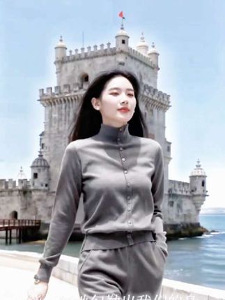 姐妹们终于挖到满意的针织衫了!它是这种细针线的面料,很柔软亲肤,而且弹性很大,不会勒脖子,也不会紧绷着不舒服。版型是那种修身但不紧身的,能很好的勾勒出我们的身材曲线,不管是单穿还是叠穿都很好看。喜欢的姐妹可以带一件回去试试呀!
